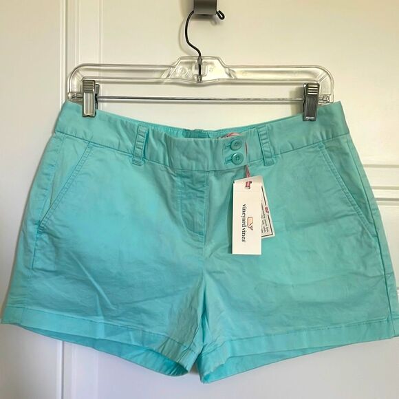 Vineyard Vines Pants - NWT Vineyard Vines Women's Aqua Shorts Size 4